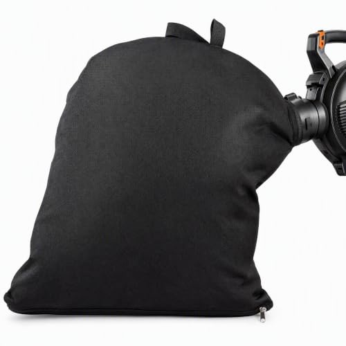 Bolsa de repuesto para soplador de hojas, bolsa de repuesto para soplador de hojas para trituradora, aspiradora de jardín, sopladores de hojas (negro)