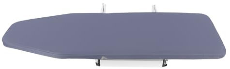 Mesa de plancha, armario para tabla de planchar retráctil, color gris, plegable, 180°, giratorio, para planchar ropa, bolsos, camisas, pantalones, gris