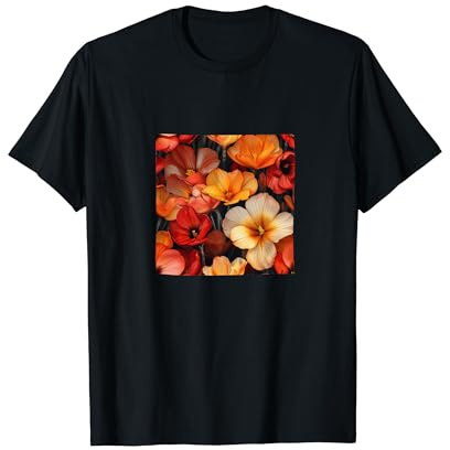 Motif floral cyclamen T-Shirt