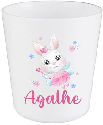 Gobelet enfant personnalisé/Verre enfant incassable/Gobelet maternelle/Gobelet prénom enfant/Verre plastique personnalisé