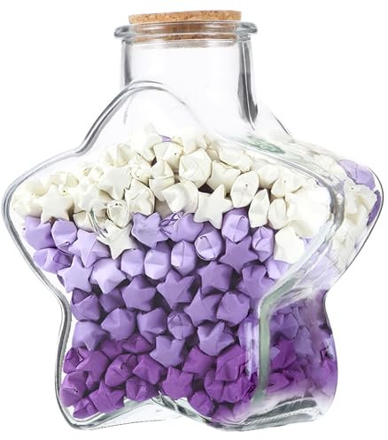 TOPBATHY 1 Set Decor Mit Origami Stern Papier Streifen Für Mädchen Decor Romantische