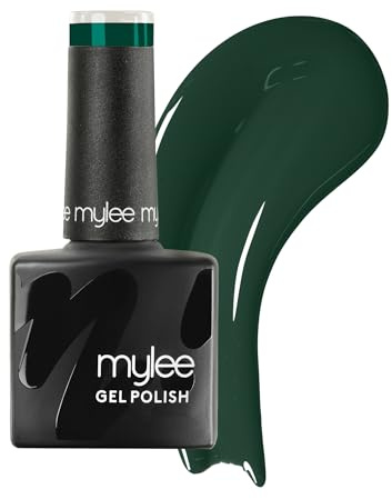 Mylee Gel Nail Polish 8ml [Green Velvet] - UV/LED Soak-Off Nail Art Manicure Pedicure for Professional, Salon & Home Use [Green Range] - Long Lasting & Easy to Apply