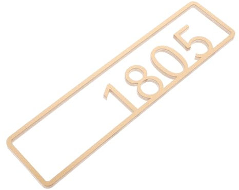 DOITOOL Creative Door Number Sign House Numbers Sign for outside Plaque for Home Hotel