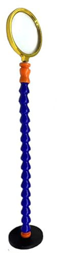 LVSEWOA Lupa para abolladuras pequeñas de Coche, Lupa para arañazos de carrocería, Ajuste Libre, Ventosa/fijación magnética, Herramienta de luz PDR (Color: Base magnética)