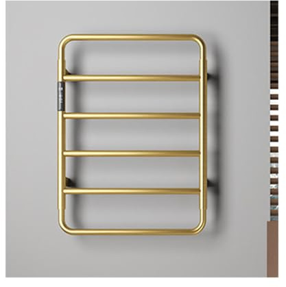 LYMGRZ Scaldasalviette Elettrico a Parete, con Cablaggio, in Acciaio Inox, scaldasalviette Elettrico a Parete, per asciugare Asciugamani e Indumenti.