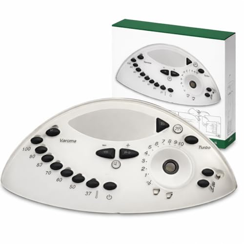 1 Mascherina Bimby TM31, Tastiera di Ricambio - Pannello Comandi Compatibile con Tasti in Gomma Bianca per Robot da Cucina BIMBY