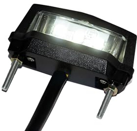Generisch Kennzeichenbeleuchtung LED E-geprüft 12V | Motorrad Supermoto Enduro Roller Scooter Quad ATV | Universal