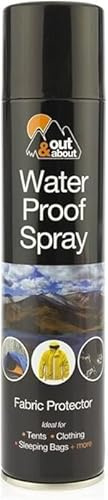 Epished Out & About Waterproof Spray Fabric Protector 300ml – Water Repellent Protection for Shoes, Tents, Jackets & Outdoor Fabrics | Weatherproof Coating for Leather, Suede & Cloth