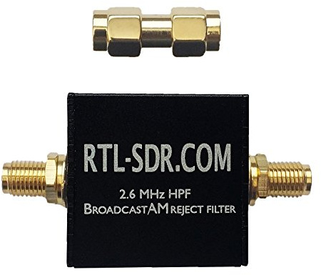 Broadcast AM Reject High Pass Filter (2.6 MHz HPF) by RTL-SDR Blog