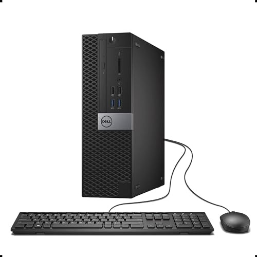 Dell Optiplex 3040 SFF Business Desktop PC, Core i3-6100 3.7GHz, 8GB RAM, 256GB Solid State Drive, HDMI, RJ45, Windows 11 Pro 64bit (Renewed)