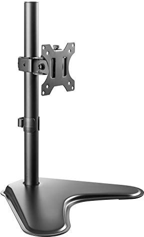 RICOO Monitor Halterung 1 Monitor Arm TS7211 für 13-32 Zoll schwenkbar neigbar Bildschirmhalterung Arme Halter Tischhalterung Bildschirm VESA 75x75 100x100 Monitorhalter