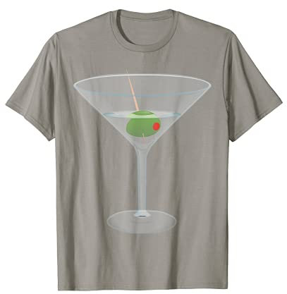 Martini Glass Olive Party Costume T-Shirt