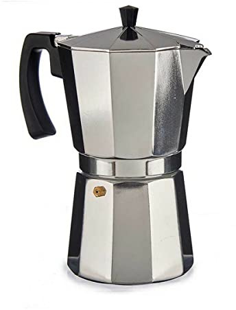BigBuy Home Caffettiera Italiana 12 Tazze Alluminio