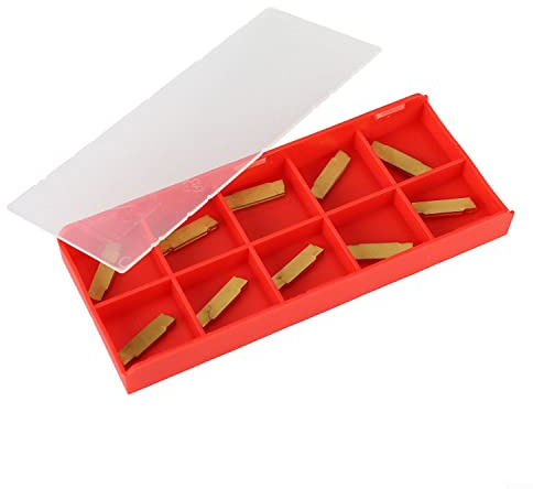 1 Set Lathe Cut Off Tool Metal Lathe Parting Tool,MGEHR1212-2 CNC Toolholder Lathe Slotting Tool + 10 Pieces MGMN200 Carbide Inserts With Wrench