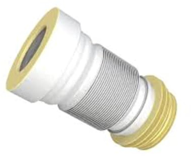 MANICOTTO FLESSIBILE ED ESTENSIBILE PER COLLEGAMENTO AL VASO WC F 80-110 mm/M 100-110 mm