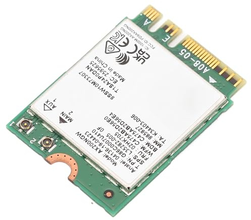 AX200NGW Wireless WiFi Card BT5.1, 2400Mbps Dualband M.2 2230 NGFF WiFi Karte für Laptop mit NGFF M.2 2230 Slot, Netzwerkadapter für 10, 11 64bit