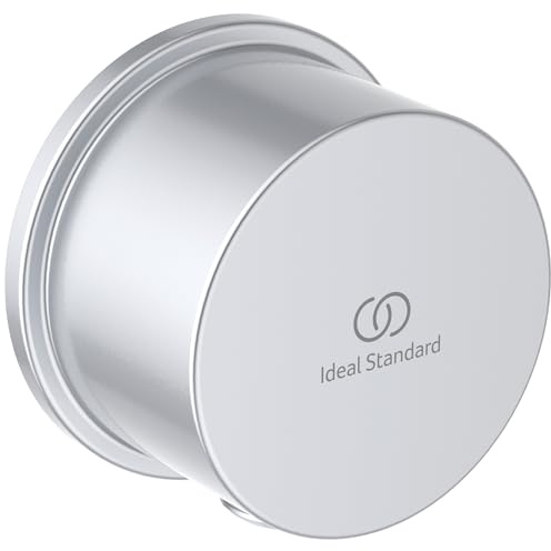 Ideal Standard BC808SI Idealrain Coude de raccordement mural (raccord flexible de douche) pour flexible de douche G1/2 Argenté