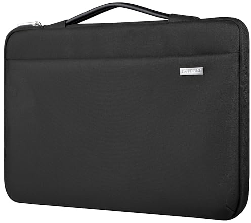 LANDICI 14 15 Inch Laptop Sleeve Protective Case with Handle and Pockets | 360°Protective Waterproof Computer Cover Bag for MacBook Air M2/M3 15, MacBook Pro 14/15, HP Chromebook 14, 14 Inch Notebook