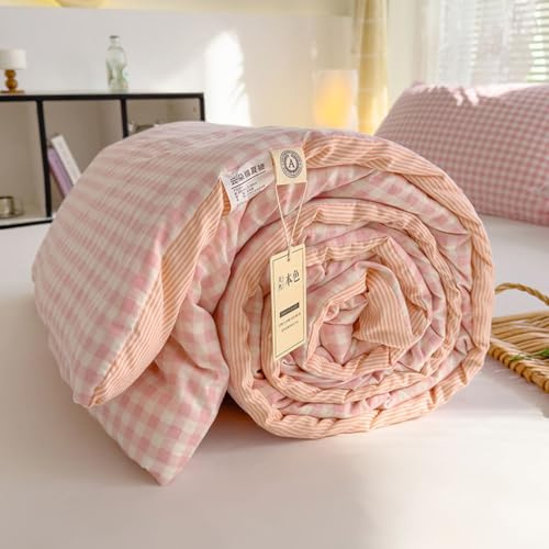 2/1 Personnes Couette D'été Édredon Lit Dessus De Lit Coton Couvre Lit Matelassé Doux Et Léger Patchwork Pour Temps Chaud/dormeurs Chauds Douce Et Confortable, Légère Et Respirante ( Color : J , Size