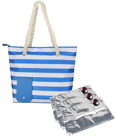 Morkite Weintasche Mit Zapfhahn, Wein Handtasche Mit Zapfhahn mit 3 Innenblasen, Tasche Mit Zapfhahn, Isolierte Weinkühltasche Mit Griff, Weintasche Strand, Tragbare Weinspendertasche