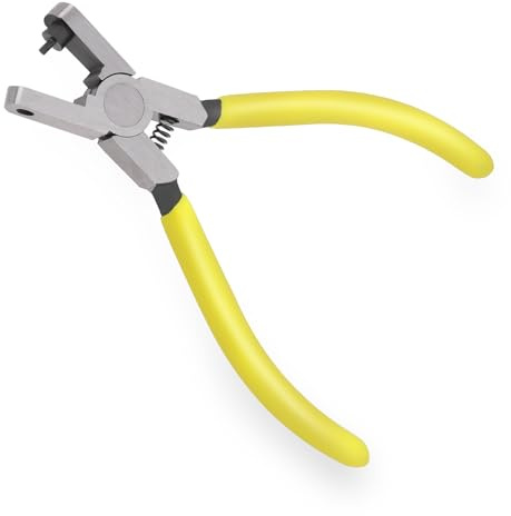 Lochzange für Schuhbänder, Uhrenarmband, Leder, 2,0 mm, universal, Handgelenk, Gürtel, Lochwerkzeug, Reparaturwerkzeug, Locher für Schuhe, Riemen, Gürtel, Stoff, Basteln, Hundehalsbänder
