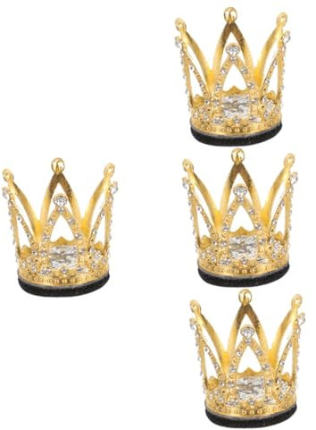 SOLUSTRE 4stücke Krone Helm Dekoration Für Skihelme Rhinestone Accessoire Für Vielseitig Einsetzbar Starke Haftung Für Outdoor-aktivitäten
