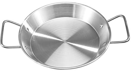 Amosfun 32 Cm Silberner Picknick-speiseteller Mit Doppelgriff Von Trockenobstteller Für Outdoor-aktivitäten
