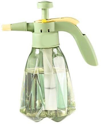 Rukjmqi Pulverizador de bomba de mano, Pulverizador de bomba de jardín manual | Pulverizador manual a presión para césped 1,5 L | Botella rociadora de agua a presión para jardín de césped con boquilla