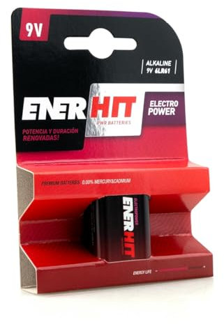 Pile alcaline 9 V 6F22, Haute durée et Performance, idéale pour Les appareils électroniques et Les Jouets.