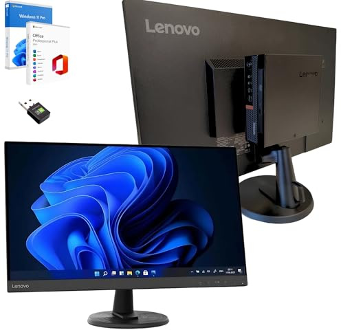 Lenovo Ordinateur 27 pouces Core i7 jusqu'à 4,00 GHz 32 Go Ram 512 Go SSD Win 11 Pro Office 2021 Pro DvD RW Garantie 36 mois