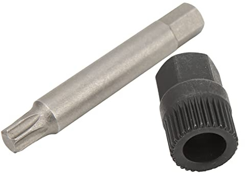 Riemenscheiben-Werkzeug mit 33 Z?hne Spline Socket T50, Generator Decoupler Abzieher f¨¹r Lichtmaschine, Austauschbare Riemenscheiben