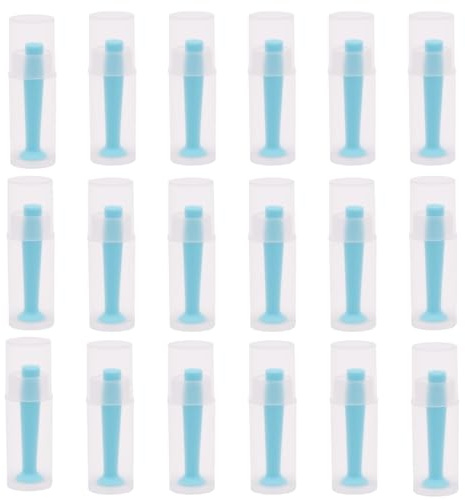 VZYUVY 18PCS Contact Lens Remover Tool, Soft Silicone Hard Eye Contact Lens Plunger for Rgp and Scleral Lenses