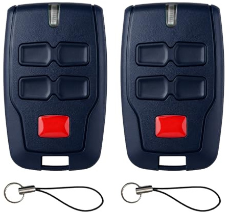 2 Pezzi Telecomando Cancello per Mitto 2, Mitto 4, 433,92 MHz Telecomando Cancello Universale 4 Canali Telecomandi Rolling Code Porte da Garage Compatibile con Mitto B RCB02, B RCB04