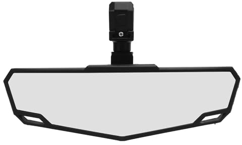 ACOGEDO Rétroviseur UTV Antichoc Grand Angle HD Rétroviseur Central 5 Pouces à 2 Pouces Support en Rouleau de Remplacement pour XP 1000 XP 4 1000 S Cages de Remplacement RZ UTV Vue Arrière