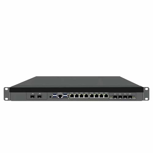 PcZinophyte 1U Rackmount Firewall Mini-PC Xeon E5-2699V4 2695V4 C612 X99 4*/2 * 10G SFP 8 * 2.5G LAN 2*NVMe 2*SATA NAS Server Host