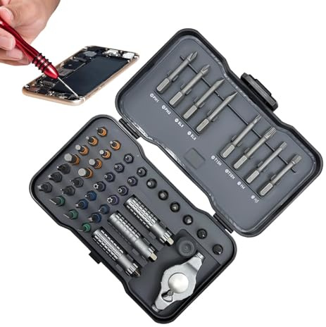 Juego de Destornillador con Trinquete Magnético Portátil Ergonómico