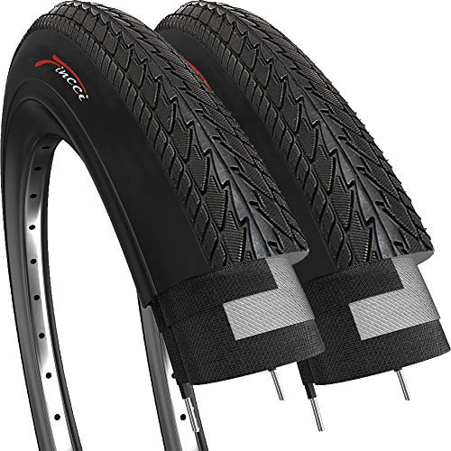 Fincci Slick Reifen 26 x 1.5, Fahrradmantel 26 Zoll - FaltReifen 40-559, Fahrradreifen 26 Zoll für Mountainbike, MTB Fahrrad, Rennrad Hybrid Fahrrad, E Bike, Cityräder, geeignet für 26 Laufräder