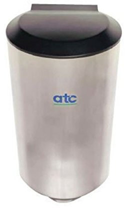 ATC CUB High Speed Hand Dryers Wall Mounted Warm Air Automatic 3 Colours (Brushed Steel)