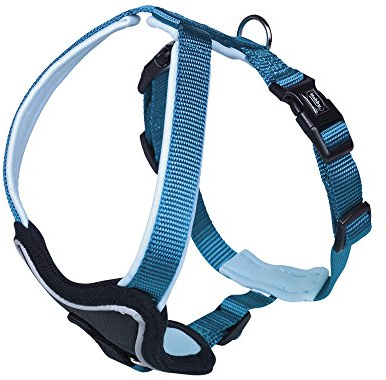 Nobby Komfort Geschirr Classic Preno, hellblau/hellblau L: 30-35 cm, B: 15 mm, 1 Stück