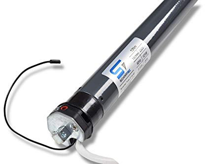 SCHARTEC Funk-Rolladenmotor - Rohrmotor Funk Rollladen - Rolladensteuerung 40 und 60 mm Welle elektrischer Rollladenmotor Set- Rolladenantrieb komplettset (Tube F 13-40)