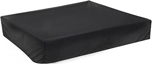 Herbst Copertura Sabbiera Impermeabile con Cordoncino, Copertura per Sabbiera in Tessuto Oxford per Sabbiera Piscina Giardino (120 * 120cm)