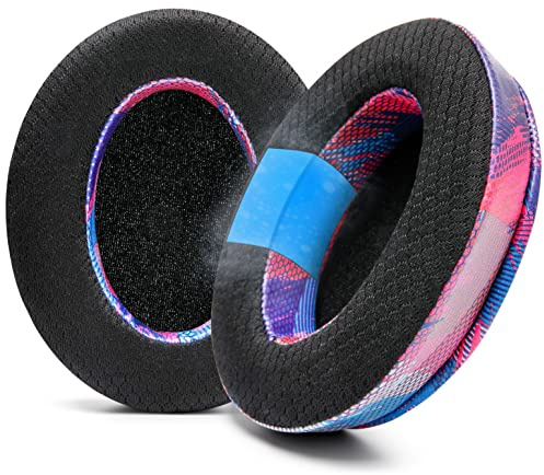 WC Freeze Arctis Nova – Kühlgel-Ohrpolster für Arctis Nova Pro Wired, 7, 5 | Von Wicked Cushions | Auch für Nova 4, 3, 1 (nicht für Nova Pro Wireless). Stoff, Kühlgel | Speed Racer