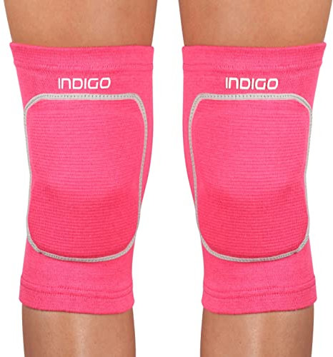 Rodilleras Elásticas para Gimnasia Rítmica (M, Rosa)