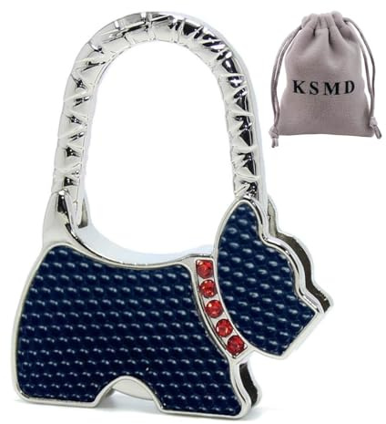 KSMD Purse Hooks for Table & Bars, Portable Handbag Holder - Foldable Table Hook Hanger