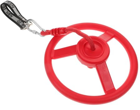 UPKOCH Ninja-Rad Indoor-fitnessgeräte Schaukel Drinnen Klimmzug-trainingsgriff Zubehör Für Outdoor-spielplätze Praktischer Fitnessgriff Swing-turnring Hängend Rot Spielzeugset Kind Abs