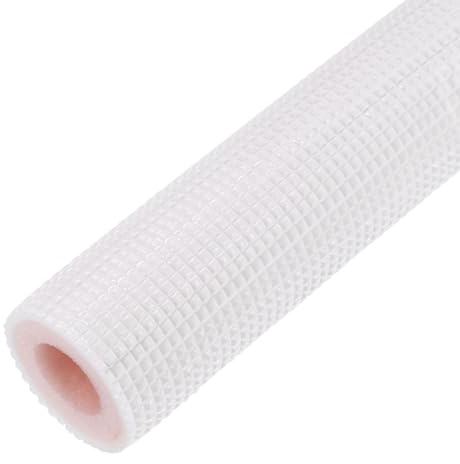 PATIKIL 19mm ID x 10mm T x 1.8m Pipe Insulation Tubing, Heat Preservation Anti Slip Insulated Foam Tube Grip for Air Conditioning Water Pipe, White, Pink
