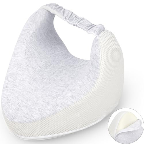 SEPSCO Knee Pillow, Leg Pillows for Sleeping on Side Ergonomic Leg Support Cushion Memory Foam Sleep Pillow Between Legs for Hip Back Joints Knees Pain Relief Pregnancy Bed Sleeper