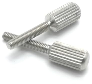 Voirrow 10 STÜCKE M1.6 / M2 / M2.5 / M3 / M4 / M5 / M6 GB836 Edelstahl-Rändelschrauben mit Rändelschraube mit kleinem Kopf. Vorhang-Feststellschrauben von Hand anziehen(M4X16 10PCS)