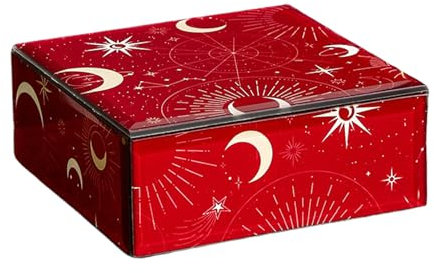 Hrtyvhin Versatile Jewelry Storage Box Stylish Glass Jewelry Container Strorage Box For Rings And Necklaces Collection