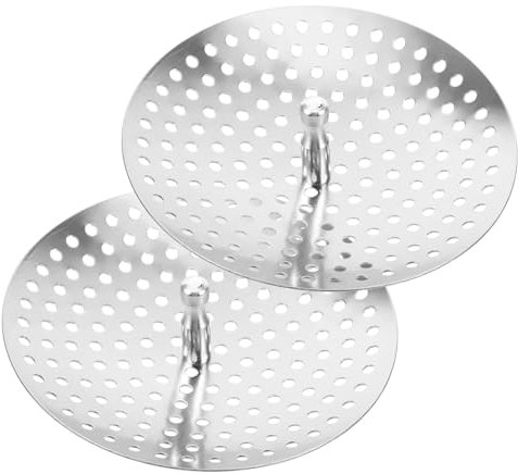 Gadpiparty 2pièces Crépine Évier Acier Inoxydable Panier-filtre Pour Cuisine Et Salle De Bain Récupérateur De Cheveux Pour Bonde